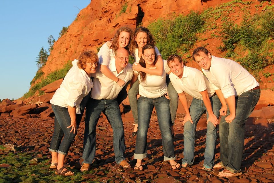 William & Elisabeth Visser with Ben, Mitchell, Jessica, Christena & Sarah