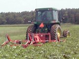 Tractor Hilling Potato Field